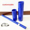 Hoge Kwaliteit 600mm Blauwe Inlaatpijp Radiatorpijp Siliconen Slang Met 2 Klemmen ID30-100mm Koelslang Hoge Temperatuur Druk