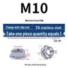 304 Stainless Steel Hex Flange Nut with Anti-Slip Washer, M3-M16