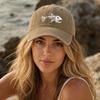 Adjustable Peaked Cap Vintage Washed Sunscreen Hat New Fishbone Baseball Cap  Outdoor Fishing