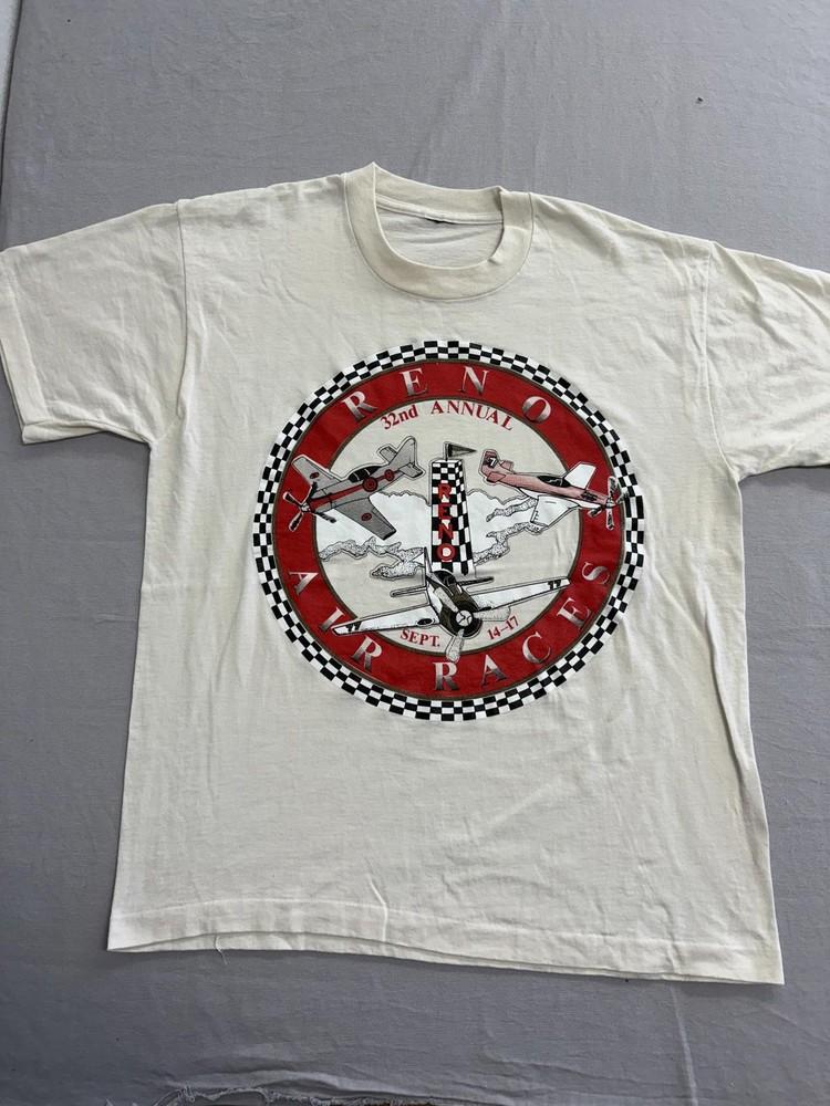 Vintage Reno Nevada T-shirt Reno Air Races 32nd Annual 1995 Unisex T-Shirt L