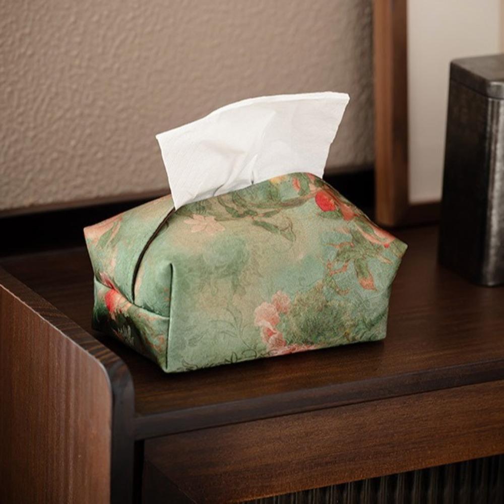 Retro Style Tissue Box Exquisite Napkin Case Desktop Decorate Napkin Paper Holder  Office