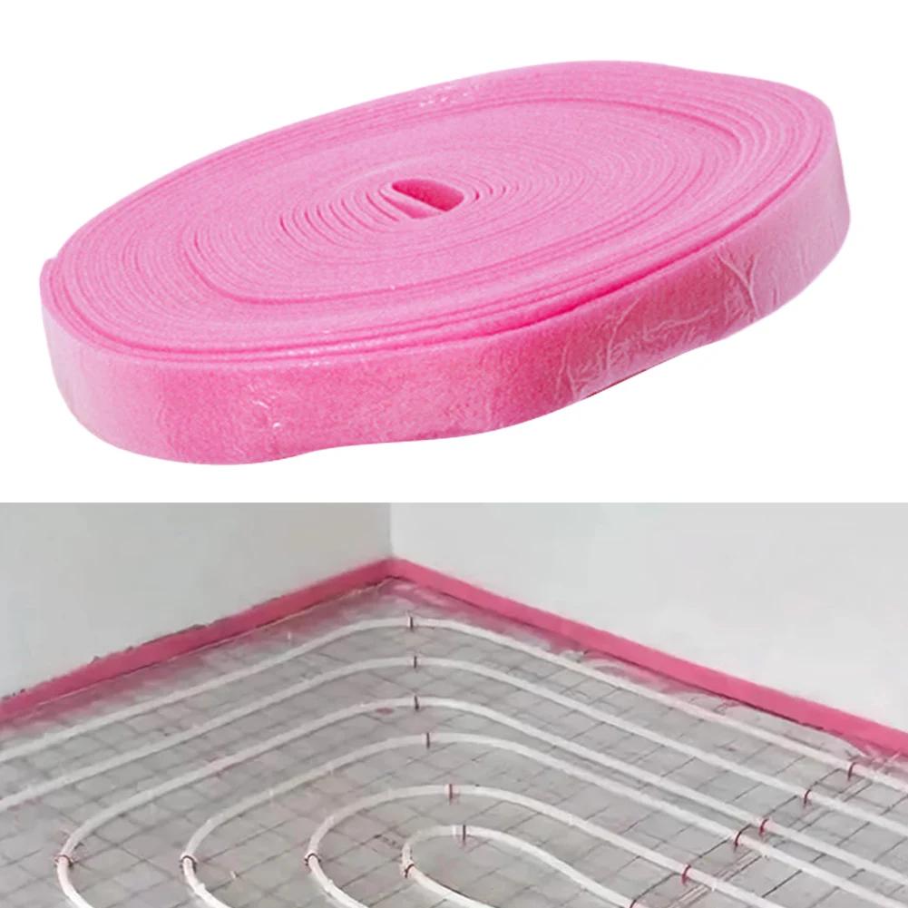 

20M Edging Insulation Strip Water Underfloor Heating System Edge Perimeter Insulation EPE Strip 50x5MM Sealing Tape China Mainland