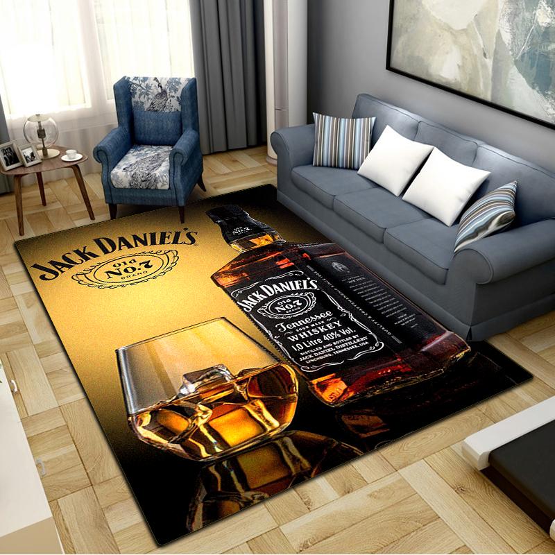 WHISKEY Tapijt Vloerkleed voor Woonkamer Slaapkamer Huisbank Decoratie, Kinderen spelen Antislip Vloermat