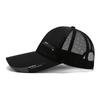 Einfache Trucker-Kappe Einfarbige Baseballkappe Herren Mesh Atmungsaktiv Sonnenschutz Kappen Label Stick Snapback Sonnenhut Sommer Golf Baseballkappe