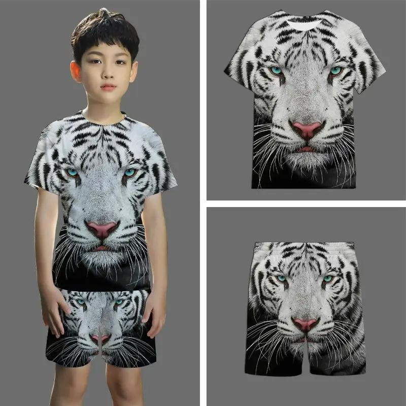 Kinder kurzarm shorts anzug 3D stereo sport anzug Student jugend und kinder shorts 2-stück set Sommer neuheit 2024