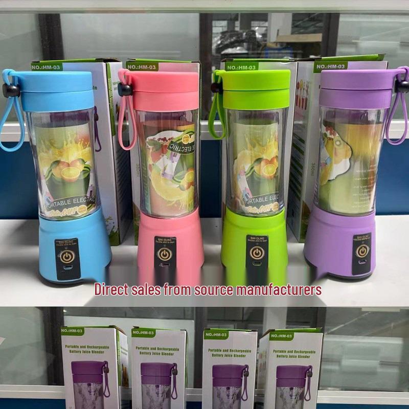 Compact USB Rechargeable 6-Blade Mini Cyclone Juicer