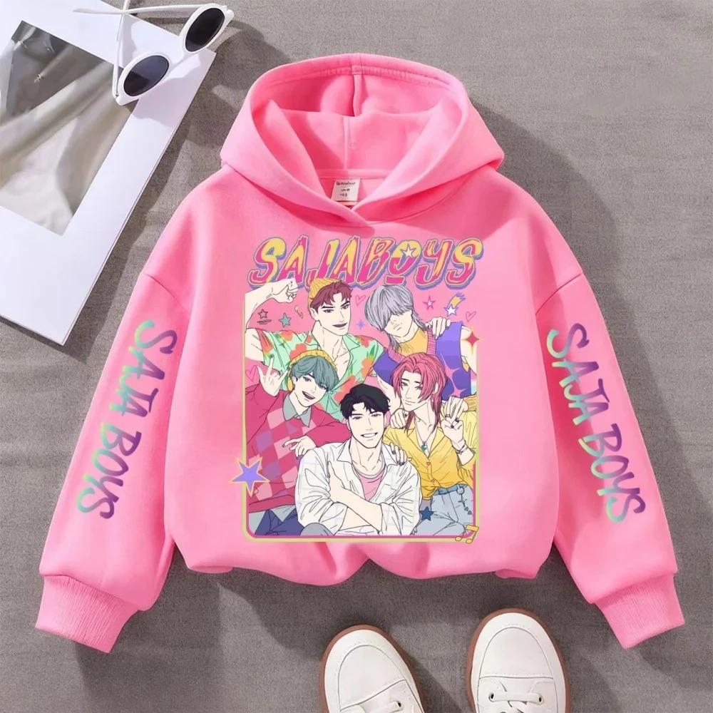Hoodies Sweatshirts Girls Children's Comfortable Cartoon Printed Sports Shirt Girls' Color Comfortable Casual Hoodie