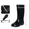 Men's Outdoor Thick Reflective Oil Resistant Acid Alkali Resistant Anti Slip High Tube Rain Shoes Made Of Rubber
