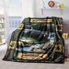 Autumnal Bear Family Scene Blanket Flannel Blanket Throw Blanket Sofa Cover Blanket Soft Premium Blanket Picnic Blanket Tv Blanket Gifts