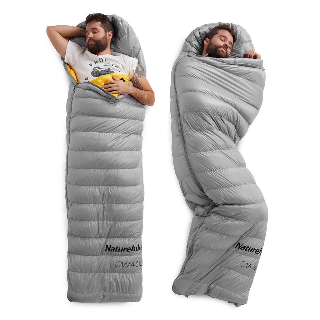 Naturehike Down Sleeping Bag Can Be Stretched Sleeper for for 1 Envelope 4 Thermal Cold Disaster Sleeping In the Mountain Soft To the Storage Bag