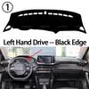 Dashboard Mat for Peugeot 2008 E-2008 208 E208 GT - Anti-Slip Pad Sunshade Cushion Sunshield Nonslip Anti-UV Accessories
