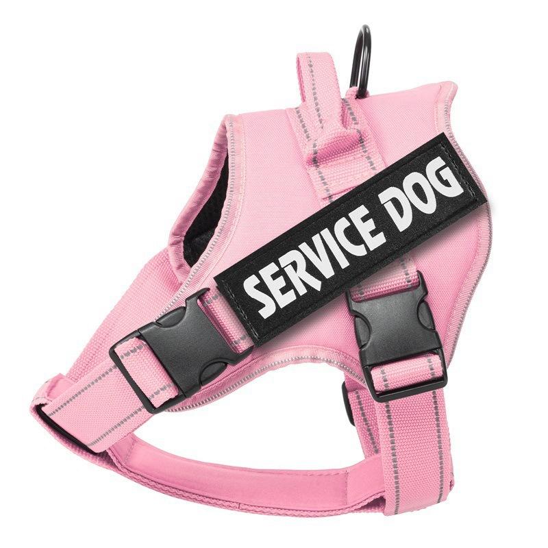 Reflective Anti-Pull Dog Harness With Hook And Loop Patch Panel