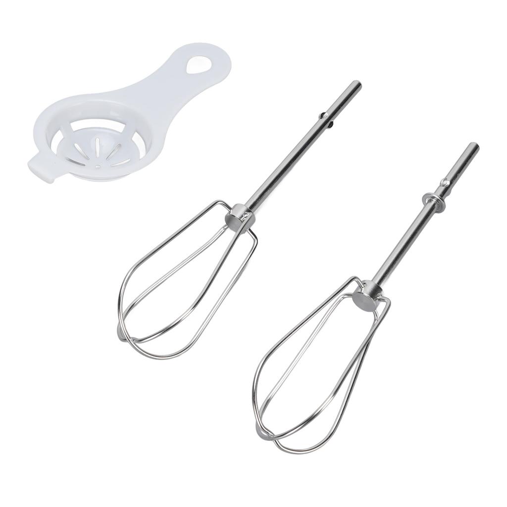 Hand Mixer Attachments Stainless Steel Hand Mixer Beaters with Egg Separator for Replacement