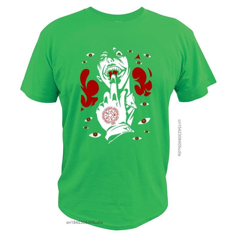 Alucard T Shirt Hellsing Mashup Manga Series Great Design High Quality Digital Print Casual Summer T-Shirt