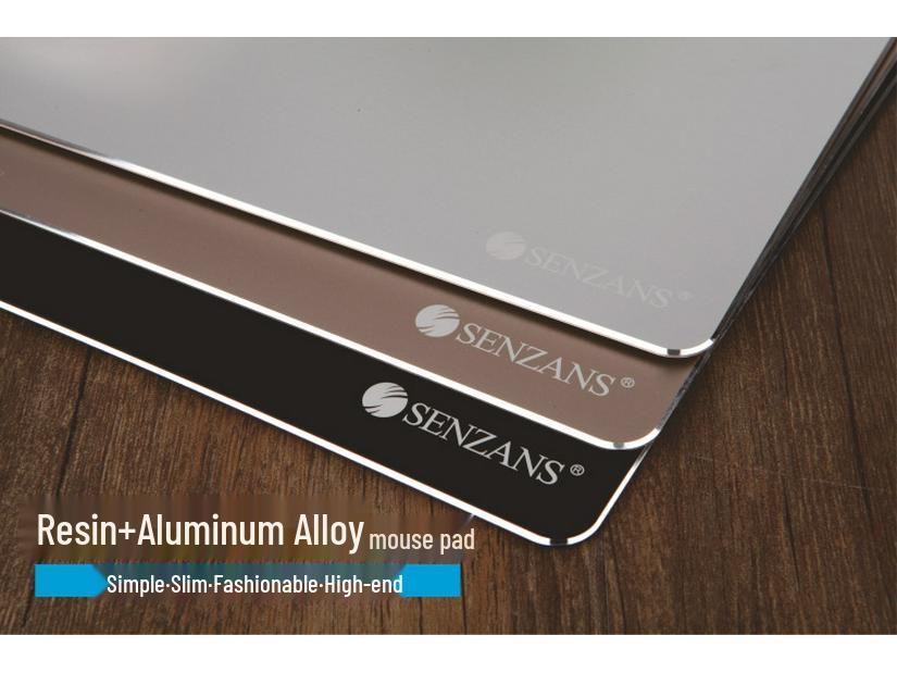 Aluminum Alloy Metal Gaming Mouse Pad 300x240mm for MAC
