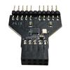 USB 2.0 Connectors for RGB USB2.0 9Pin Interface Splitter Computer Adapter