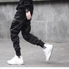 Hongxinjie Men's Slim-Fit Cotton Jogging Pants with Multiple Pockets - Autumn/Winter Sports & Harem Style Youth Leggings