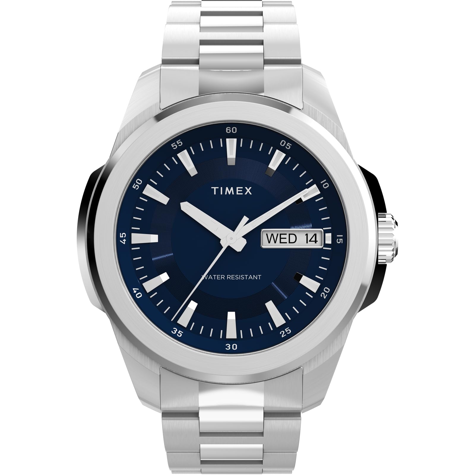 

Мужские часы TIMEX Essex, Кварцевый механизм, Водонепроницаемость 5 АТМ, Минеральное стекло, Синий циферблат, TW2Y21100 [Оригинал]