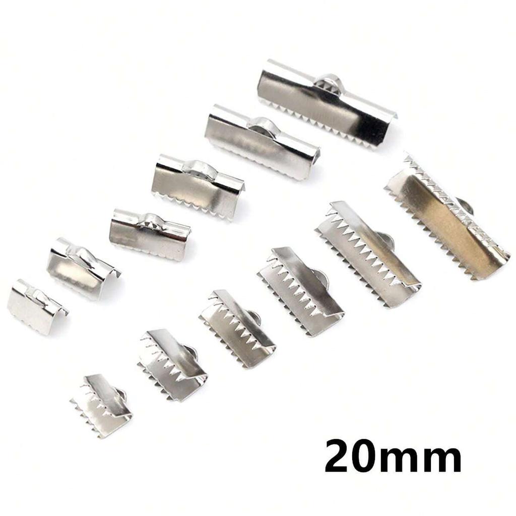 30pcs Stainless Steel Drop Extender Chain Pendant End Spacer Caps End Crimp Crod Bukle Tip Clasp DIY Jewelry Making Accessories