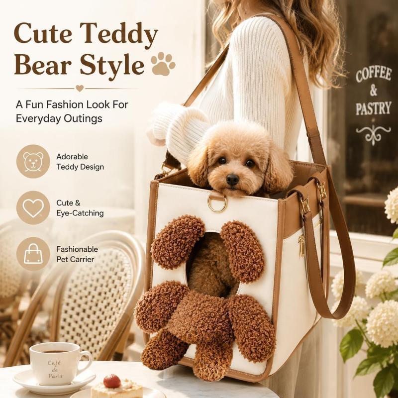 Hundetragetasche Katze Tragbar Haustier Rucksack Tragetasche Schultertasche Katze Welpe Reise Umhängetasche Niedlich Haustierbedarf