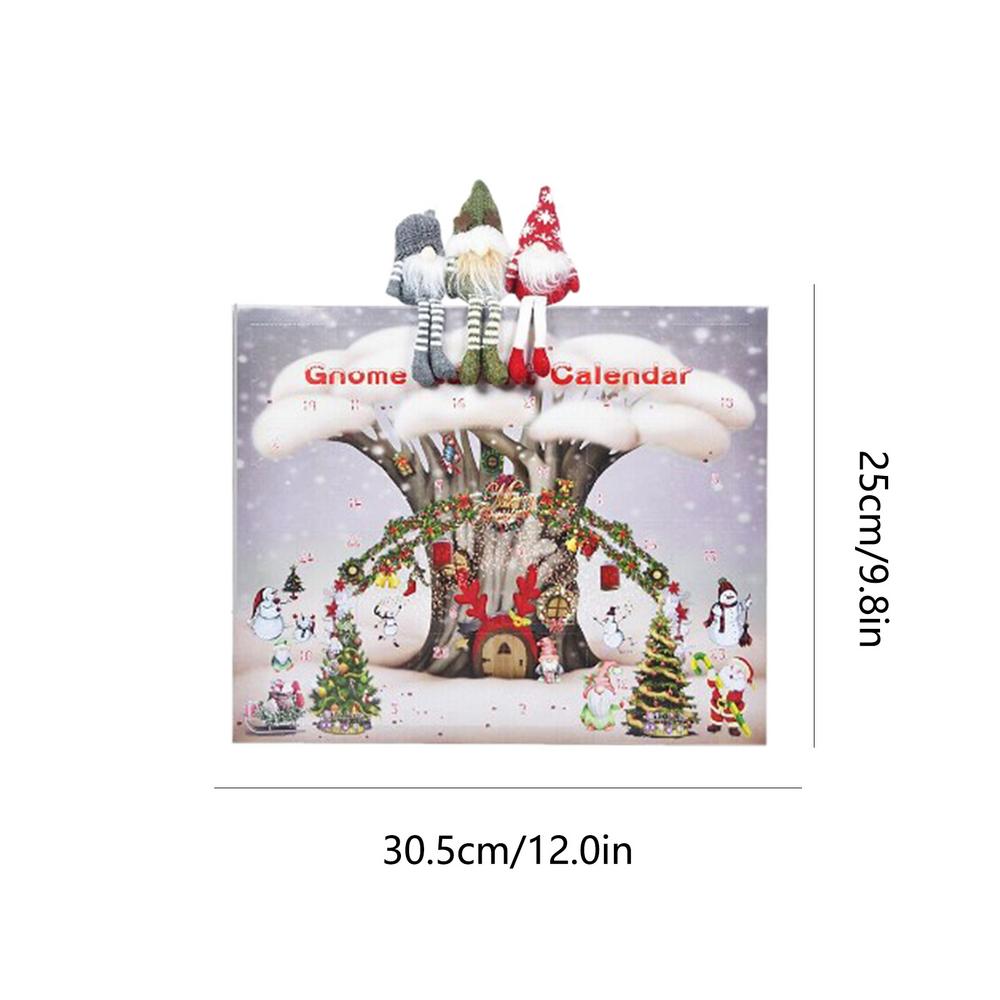 

Гном Рождественский Адвент-календарь Шведский календарь обратного отсчета Ниссе Многоуровневый поднос Декор Рождественский Адвент-календарь 24 коллекционные игрушки Advent Calendar