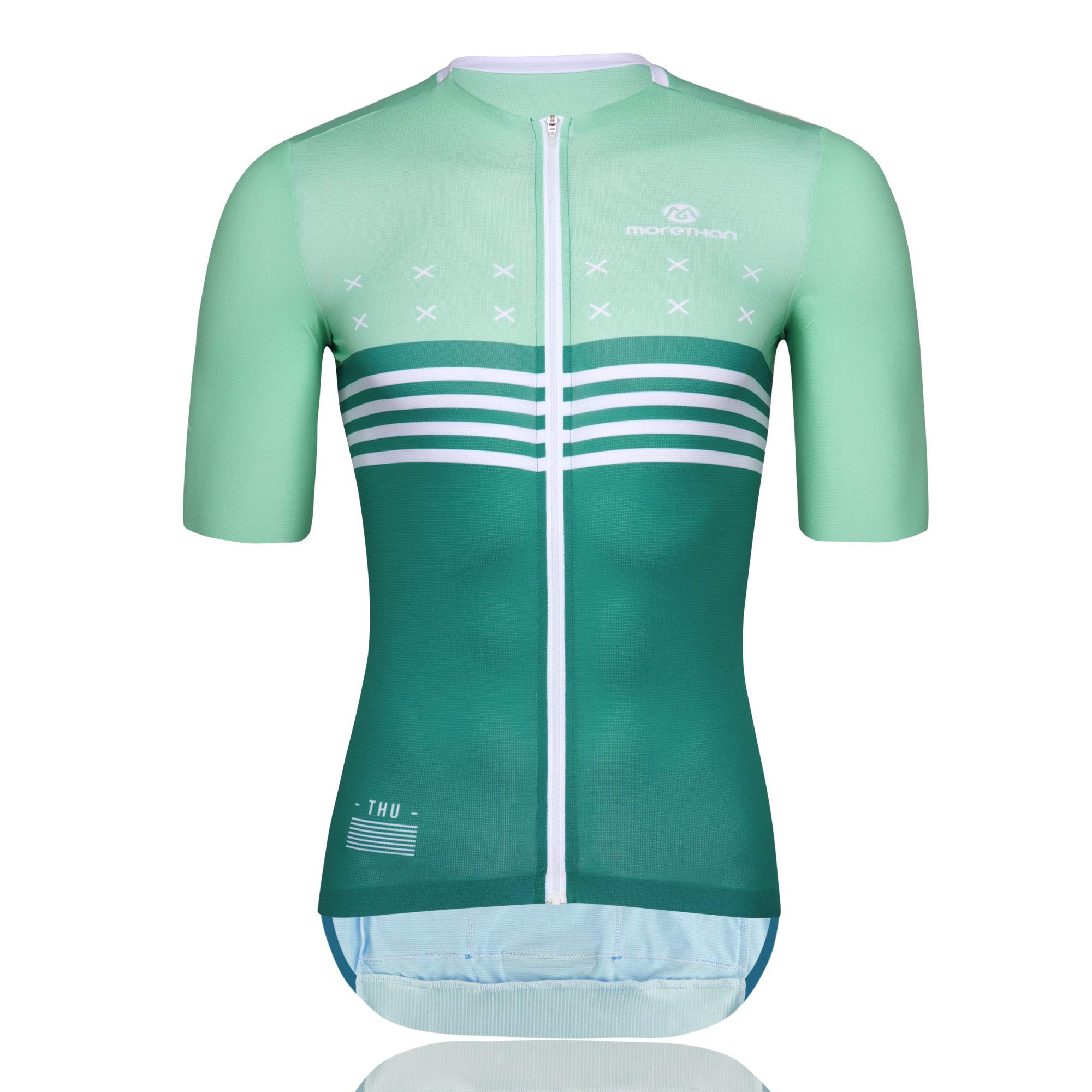 

Веломайка с коротким рукавом Morethan Weekly, размер M, мужская HVP-077, четверг, зелёный