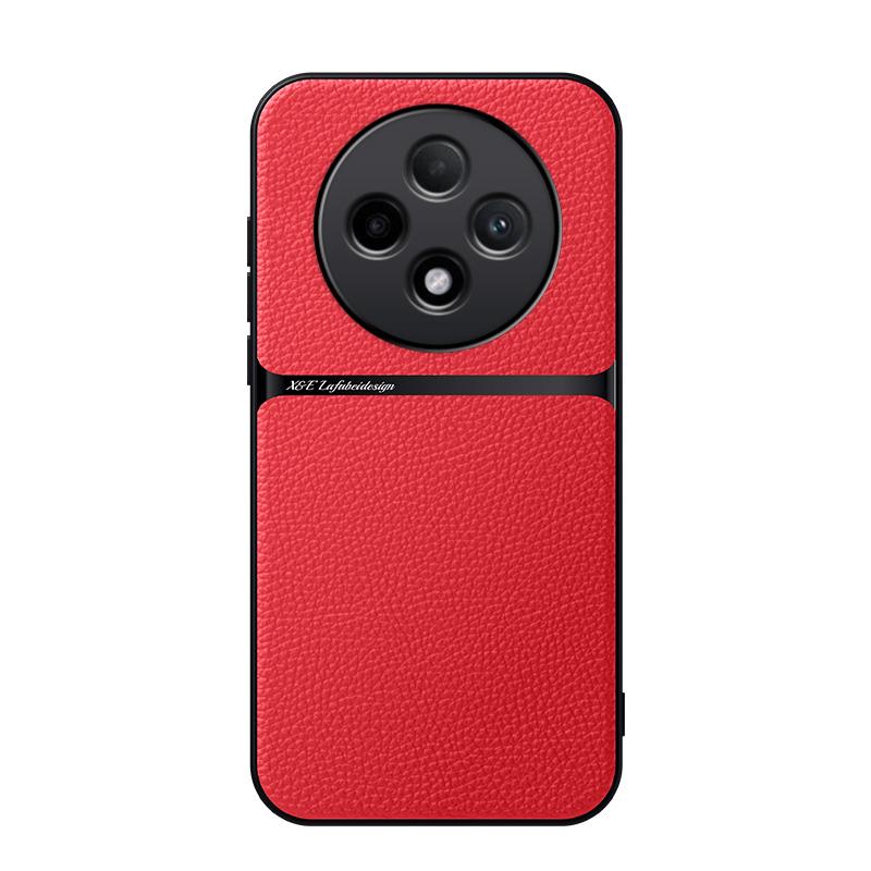 For OPPO Reno 12F 5G Case Car Magnet Holder Leather Phone Cases for Oppo Reno12F Reno 12 F 5G CPH2637 6.7" Shockproof Back Cover