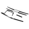 7PCS Car Interior Trim Strip Kit Dry Carbon   Anti UV Replacement for   2018+ LHD