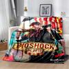 D Retro BioShock Game Blanket Soft Throw for Home Bedroom Sofa Travel Office Kids  Cozy Rest Cover