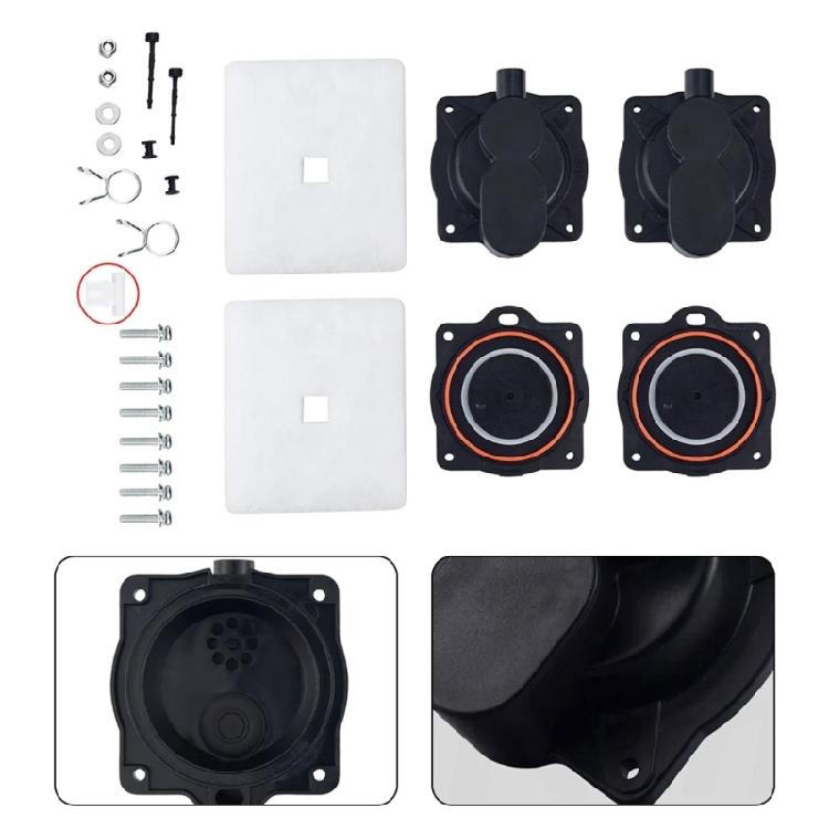 Diaphragm Screw Rebuild Repair Kit Air Pumps Restoration Mounting for HP80 HP60 HP80-0117 HP80-0110 CS103EL AS500