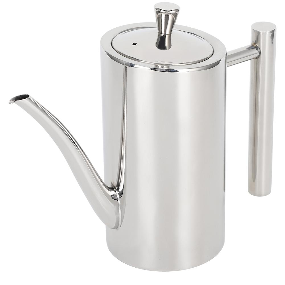 Stainless Steel Dustproof LeakagE Proof Oil Pot Bottle Container Seasoning Pot Kitchen Utensil(0.5L