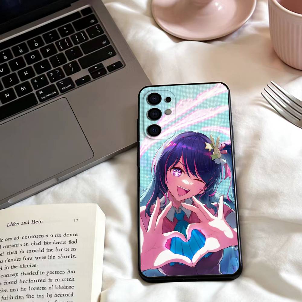 Anime O-Oshi no ko  Phone Case For Samsung S25,24,23,22,30,21,10,9,Ultra,Plus,Lite,FE,4,5 G Soft Black Case
