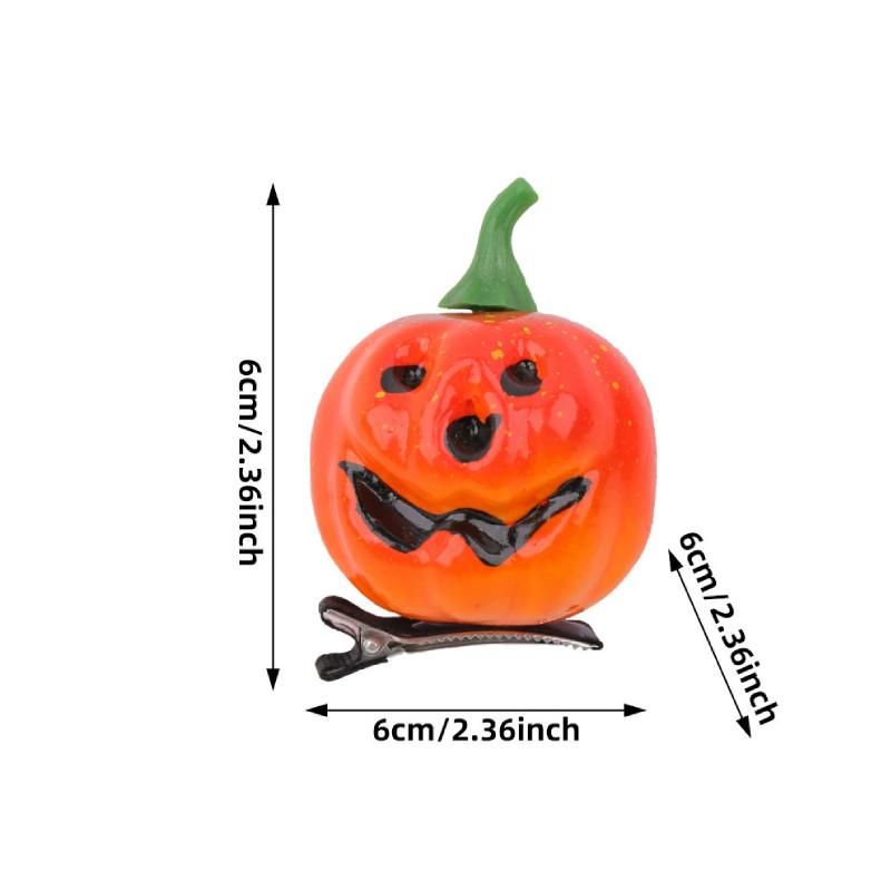 

Halloween Smile Face Pumpkin Hair Accessory For Costume Parties And Festival Decor Left