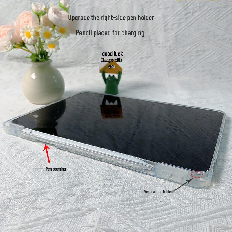 Compatible Apple iPad Case: Fully Transparent, Anti-Bending, Acrylic Protective Shell for Air 10.9 & Pro 11.