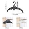 5 Pieces Wide Shoulder Portable Suit Hanger Retractable Coat Hangers Folding Clothes Hanger  Closet