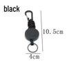 Tolex Retractable Steel Wire Key Holder with Belt Clip