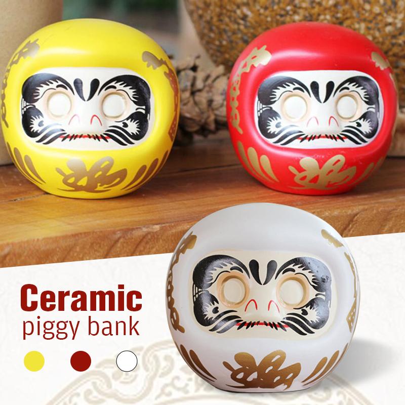 Japanese Style Piggy Bank Lucky Mascot Ceramic Creative Home Decor Ornaments Business Gifts New Year Lucky Crafts Figurines