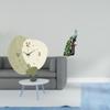 Silent Cartoon Wall Clock Sculpture Collection Elegant Tabletop Ornament for Kitchen Office Bedroom