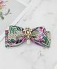 Maia Rose Jacquard Ribbon Pin In Great Purple