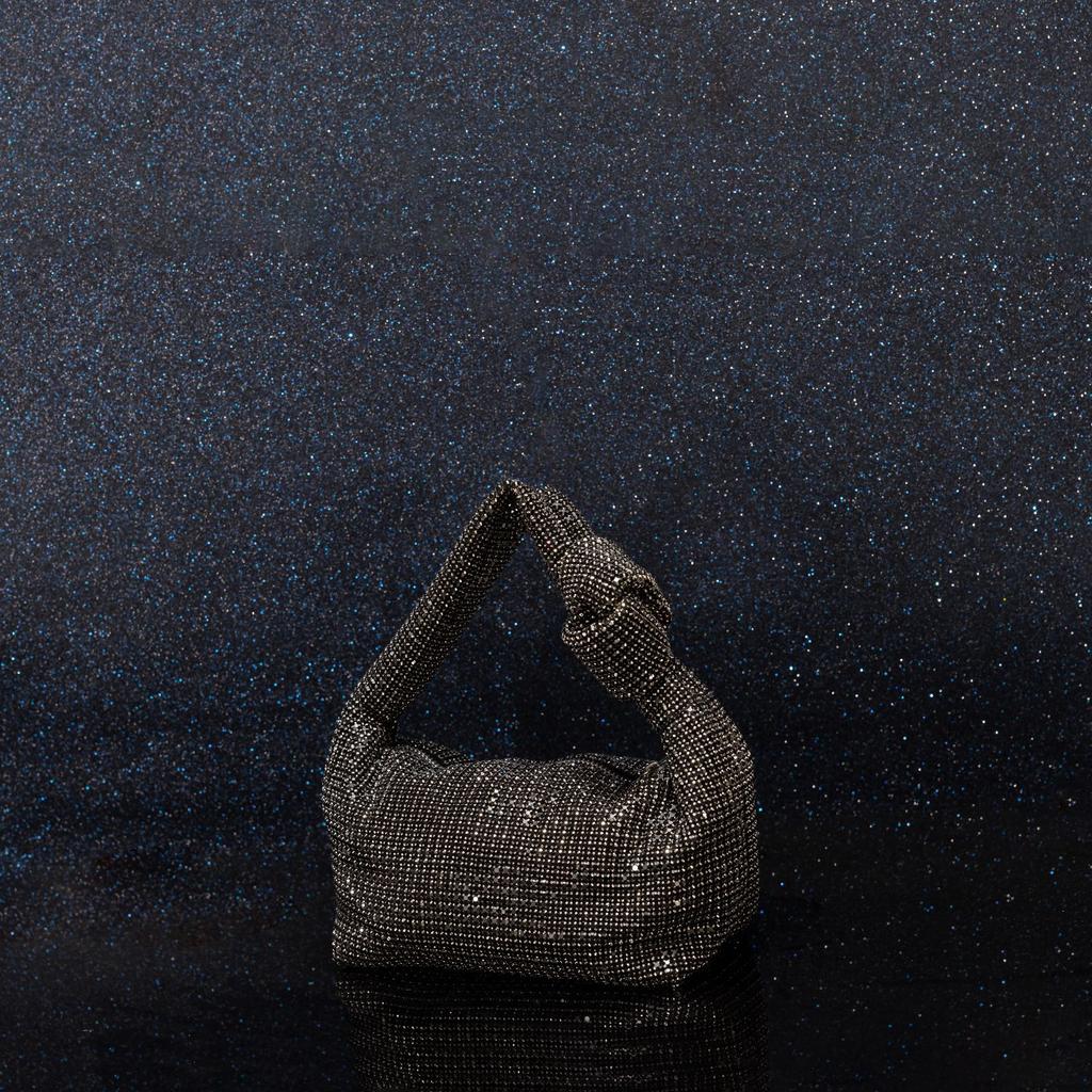 Full Diamond Bag for Women 2024 Summer New Fashion Rhinestone Bucket Bag Rhinestone Chain Bag Handheld Crossbody Small Bag