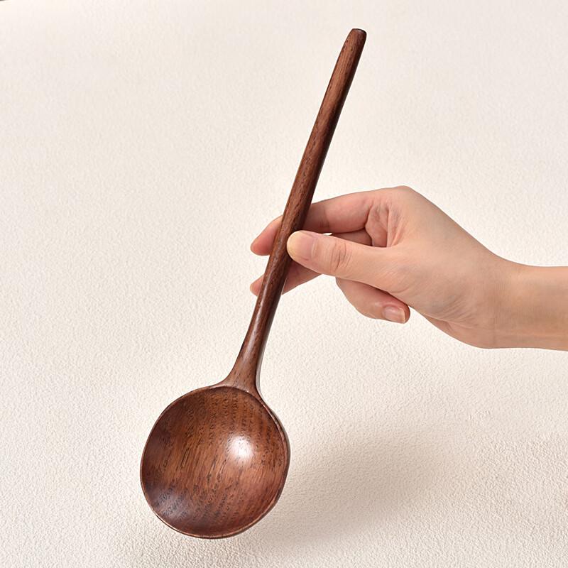 DRN Japanese Style Wooden Serving Ladle