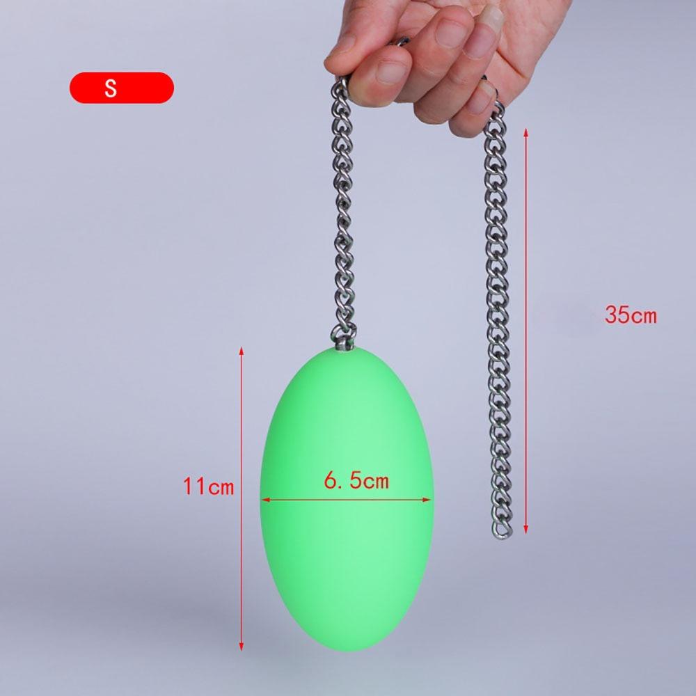 Soft Oversized Egg Huge Luminous Butt Plug Prostate Massager Vaginal Stimulator Anal Dilator Expansion Adult Sex Toys Anal Beads