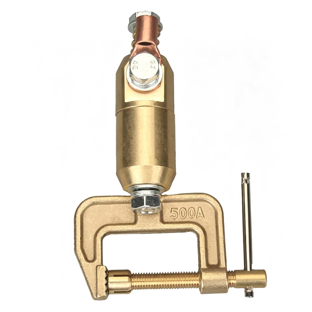 1000A Rotating Ground Clamp Adapter Kit Including 500A Earth Clamp for MIG TIG Plasma and Metal Cutting Equipment