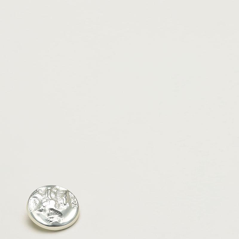 

5 шт. ретро металлические пуговицы Pit Surface новый китайский стиль национальный стиль кардиган костюм пуговицы куртка пальто женская одежда пуговицы 2 #[15mm pit rock silver white]