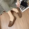 Moccasins Shoes for Women with Straps Square Toe Woman Flats Lastest Beau Today Cheap Liquidation Shoe Casual Vacation Spring 39