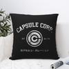 Capsule Corp Corporation Logo  Square Pillowcase Cushion Cover Pillow Case Throw Pillow Cover for Home Sofa Living Room