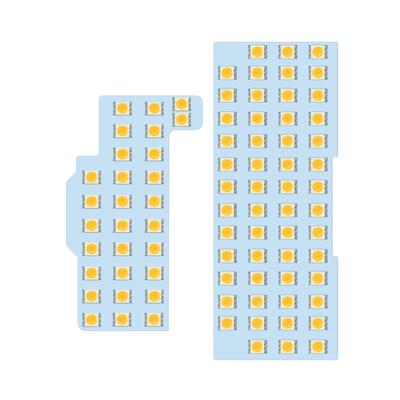 ZXREEK LED Interior Lamp, Light Bulb Color, Custom Design, Interior Light, High Brightness, 3,500