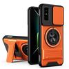 KEYSION Magnetic Phone Case for Infinix GT 30 30 Pro 5G Slide Camera Protection Upright Kickstand 360 Ring Shockproof Back Cover