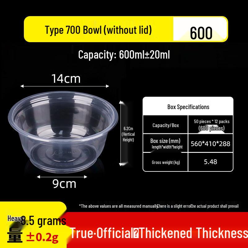 Thickened Disposable Conical Soup Bowl