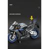 1/12 Yamaha YZF-R1M 60th Anniversary Rennmotorräder Legierung Motorradmodell Stoßdämpfer Sammlung Spielzeugauto Kindergeschenk